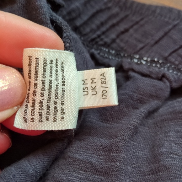 Free People Intimately Catching Feels Joggers In Dark Charcoal Size M - Picture 7 of 7